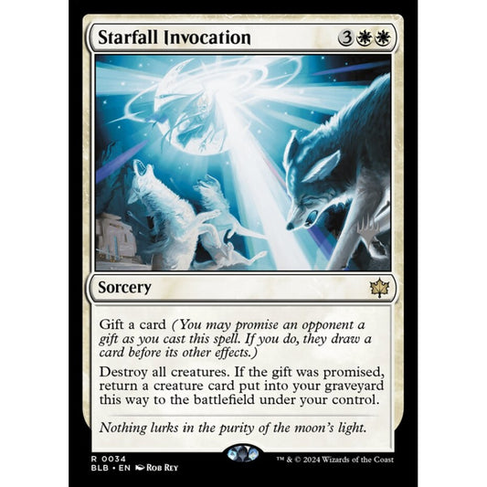 Starfall Invocation (R 34p PBLB Foil)