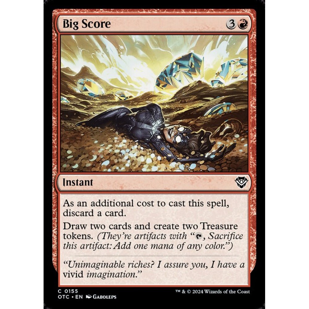 Big Score, 155, common, Magic: The Gathering, Outlaws of Thunder Junction