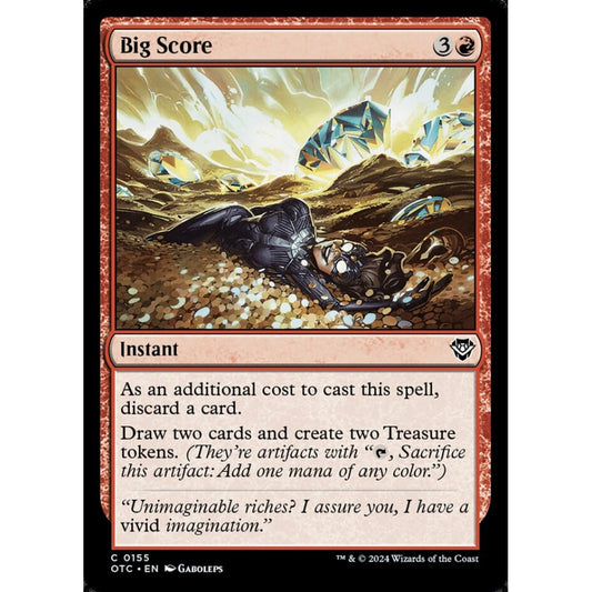 Big Score, 155, common, Magic: The Gathering, Outlaws of Thunder Junction