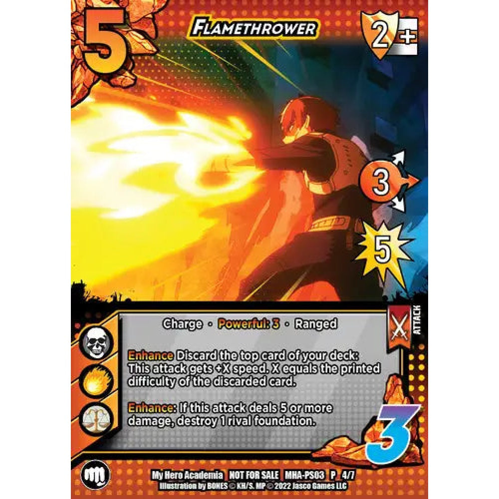 Flamethrower, 4/7, P, UniVersus, Promos