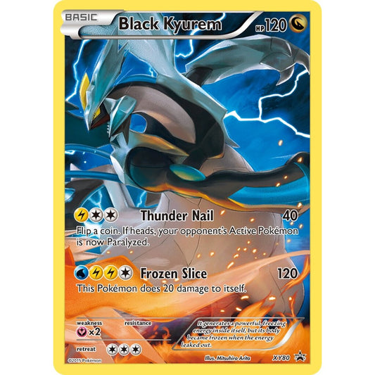 Black Kyurem Promo XY80 Pokemon Card Game XY Promos