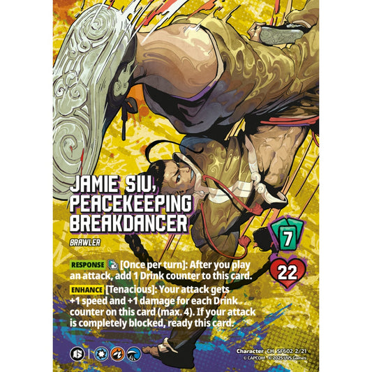 Jamie Siu, Peacekeeping Breakdancer 2/21 SF602 Universus Street Fighter 6: Challanger Series Chun-Li&Jamie Character CH