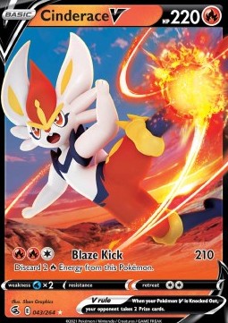Cinderace V - Fusion Strike (Ultra Rare) [FST-043]