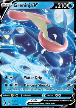 Greninja V - Fusion Strike (Ultra Rare) [FST-073]