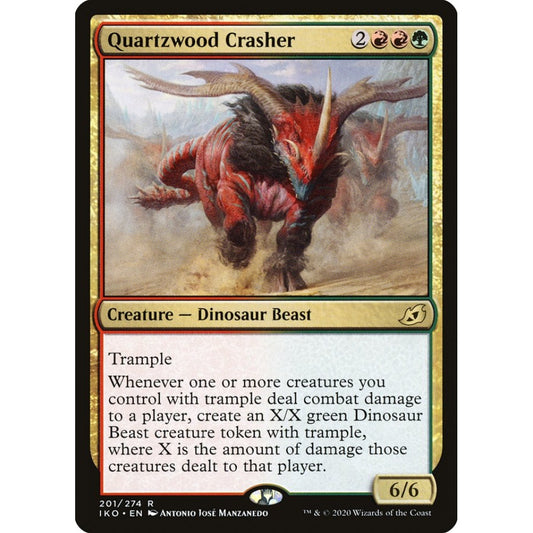 Quartzwood Crasher rare 201 Magic the Gathering Ikoria: Lair of Behemoths