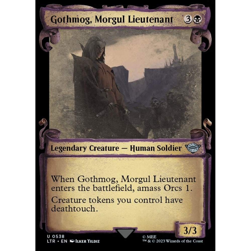 Gothmog, Morgul Lieutenant, uncommon, 538, Magic the Gathering, The Lord of the Rings: Tales of Middle-earth