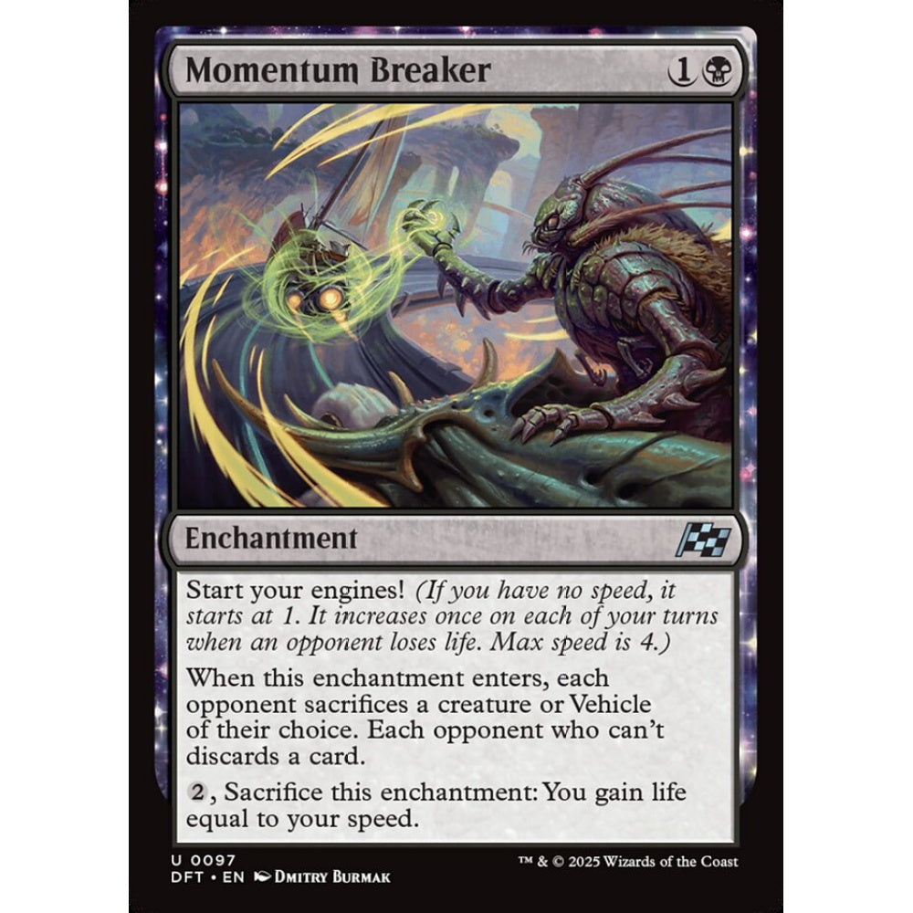 Momentum Breaker, 97, uncommon, Magic: The Gathering, Aetherdrift