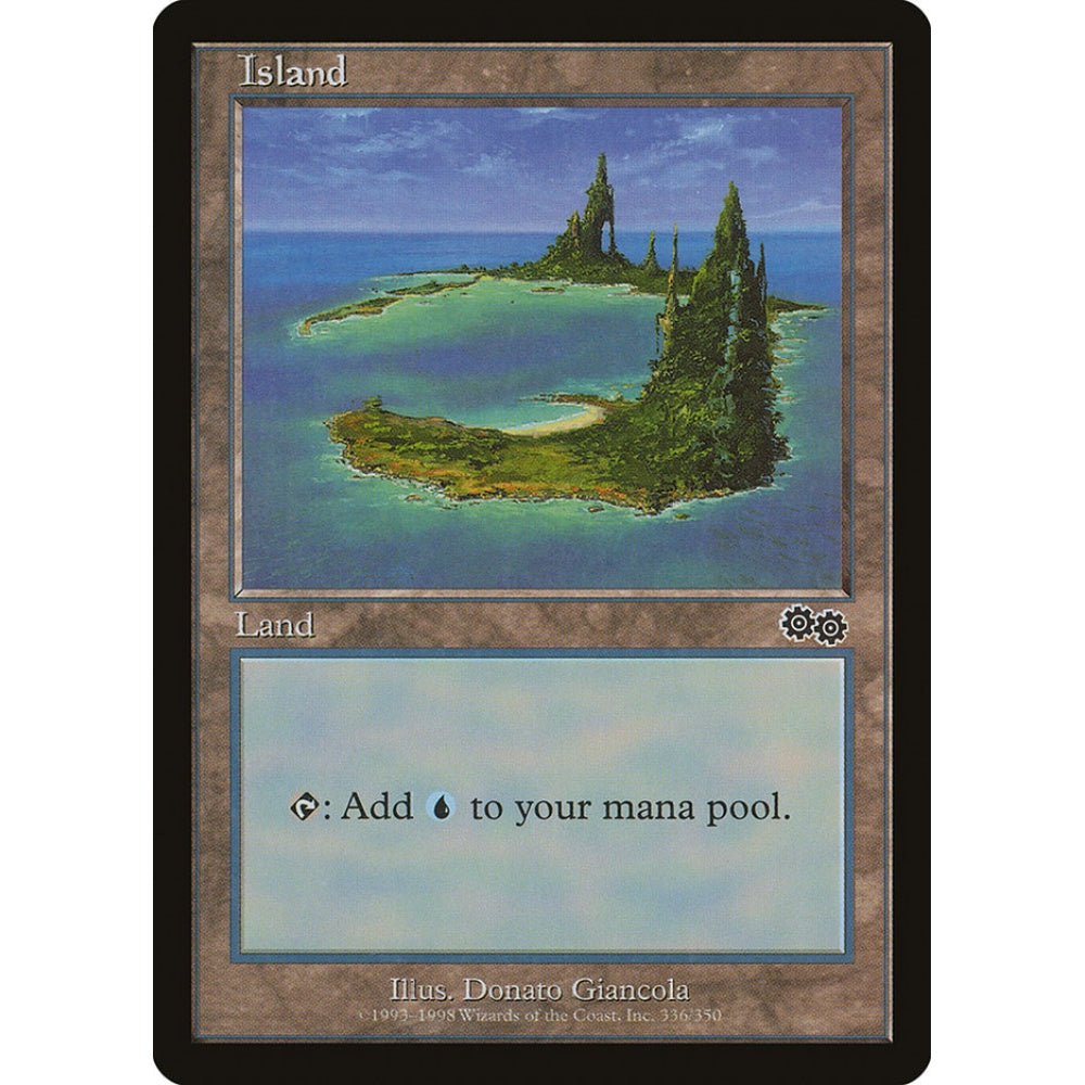 Island common 336 Magic the Gathering Urza's Saga