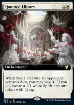 Haunted Library (V.2) - Commander: Innistrad: Crimson Vow (Rare) [VOC-44]