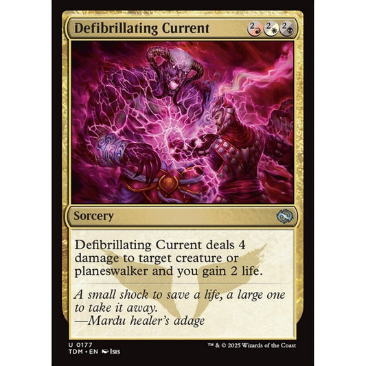 Defibrillating Current uncommon 177 Magic the Gathering Tarkir: Dragonstorm