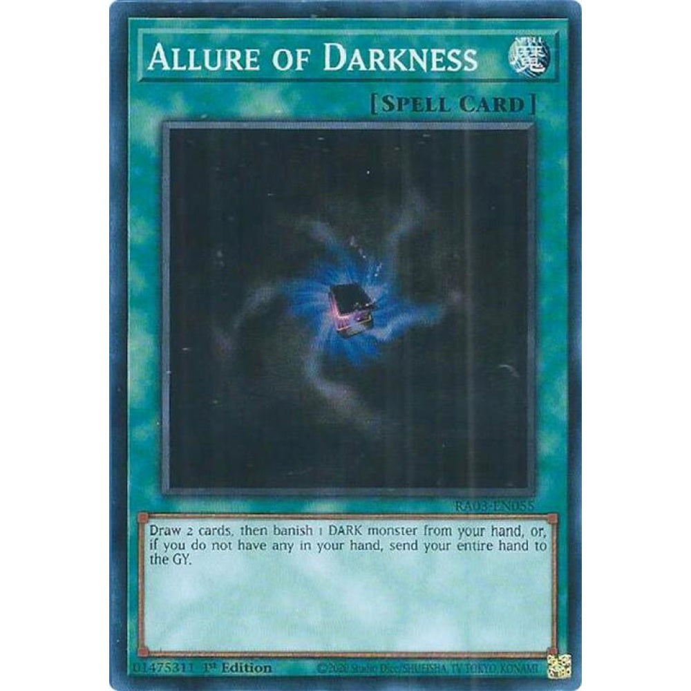 Allure of Darkness RA03-EN055 Super Yu-Gi-Oh Quarter Century Bonanza