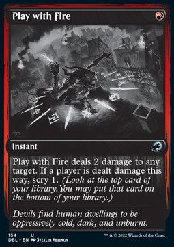 Play with Fire - Innistrad: Double Feature (Uncommon) [DBL-154]