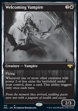 Welcoming Vampire - Innistrad: Double Feature (Rare) [DBL-313]