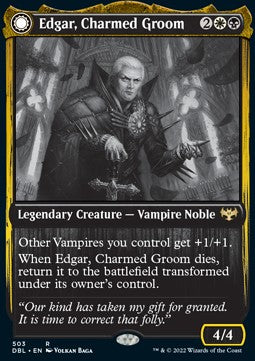 Edgar, Charmed Groom // Edgar Markov's Coffin - Innistrad: Double Feature (Rare) [DBL-503]