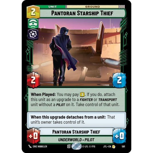 Pantoran Starship Thief, R, JTL 581) Foil, Star Wars Unlimited
