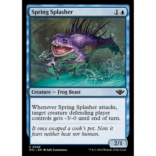 Spring Splasher, 69, common, Magic: The Gathering, Outlaws of Thunder Junction
