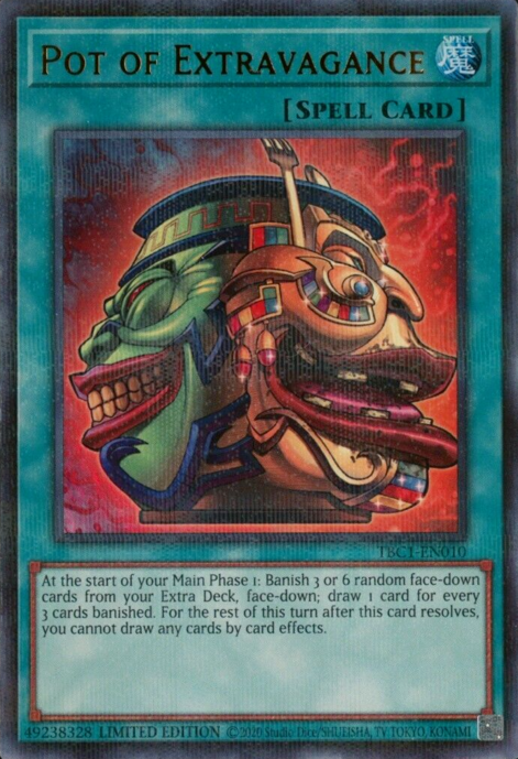 Pot of Extravagance RA01-EN059 Secret Secret Rare Yu-Gi-Oh 25th Anniversary Rarity Collection in Art