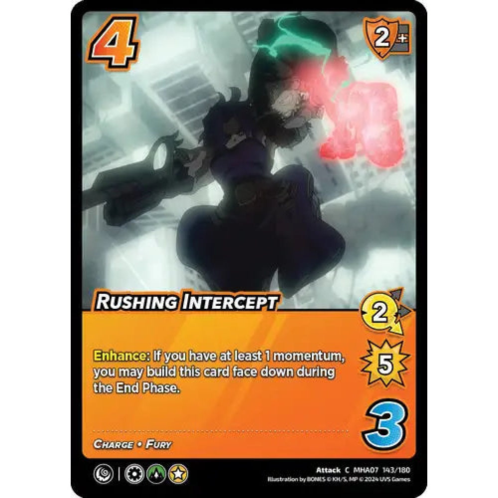 Rushing Intercept, 143/180, C, UniVersus, MHA07 Girl Power