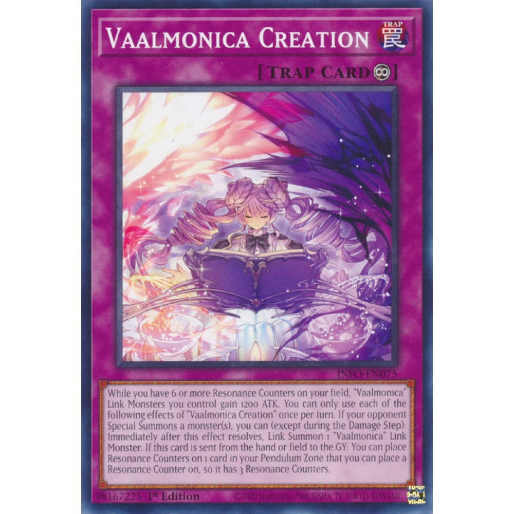 Vaalmonica Creation INFO-EN075 Common Common Yu-Gi-Oh The Infinite Forbidden in Art