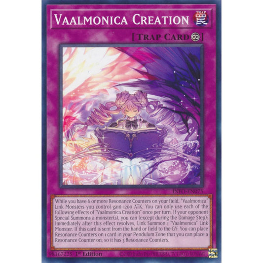 Vaalmonica Creation INFO-EN075 Common Common Yu-Gi-Oh The Infinite Forbidden in Art