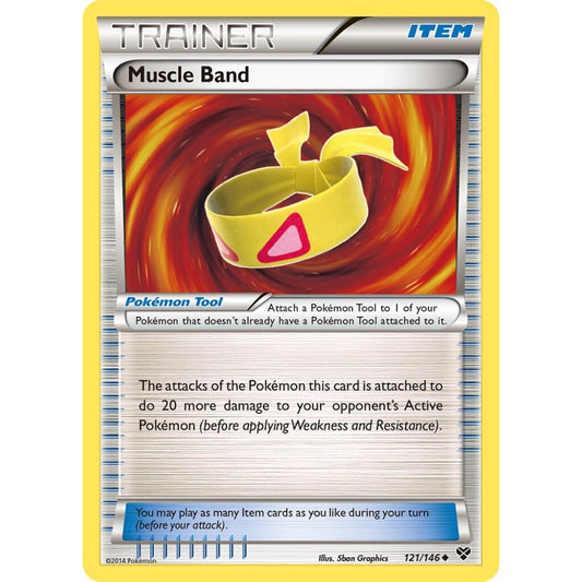 Muscle Band Uncommon 121/146 Pokemon Card Game XY