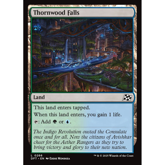 Thornwood Falls, 266, common, Magic: The Gathering, Aetherdrift