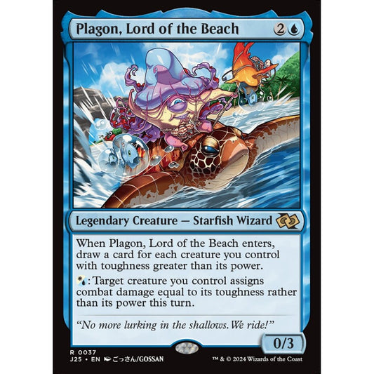 Plagon, Lord of the Beach, 37, rare, Magic: The Gathering, Foundations Jumpstart