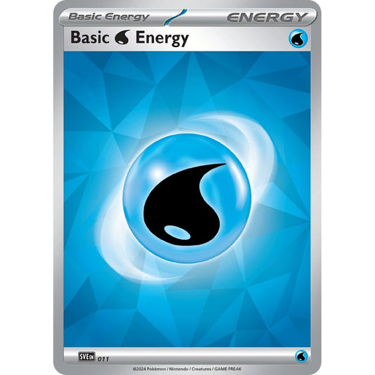 Basic Water Energy Fixed 11 Pokemon Card Game Scarlet & Violet Energy