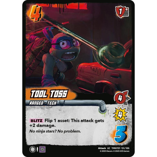 Tool Toss 151/186 TMNT01 Universus Teenage Mutant Ninja Turtles Attack UC