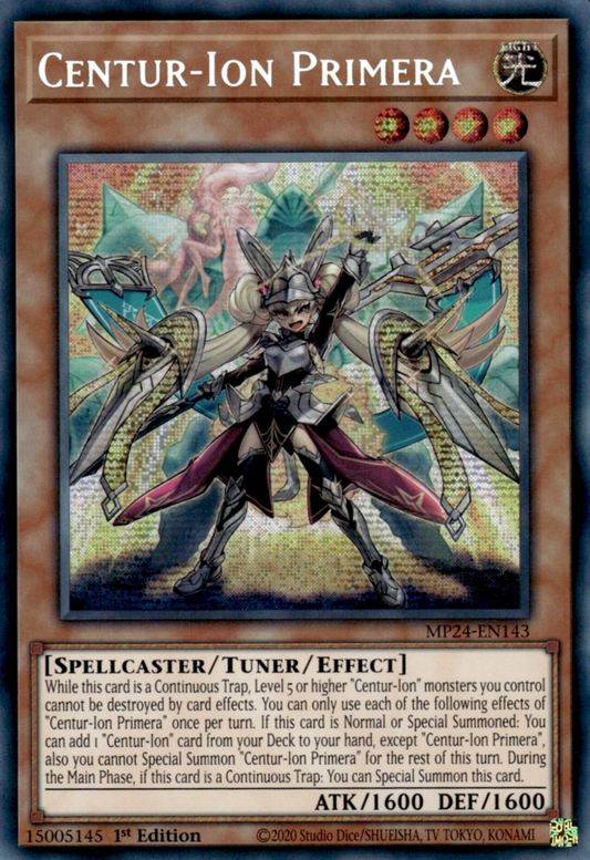 Centur-Ion Primera VASM-EN016 Ultra Ultra Rare Yu-Gi-Oh Valiant Smashers in Art