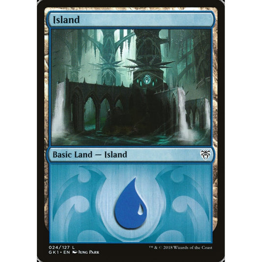 Island common 24 Magic the Gathering GRN Guild Kit