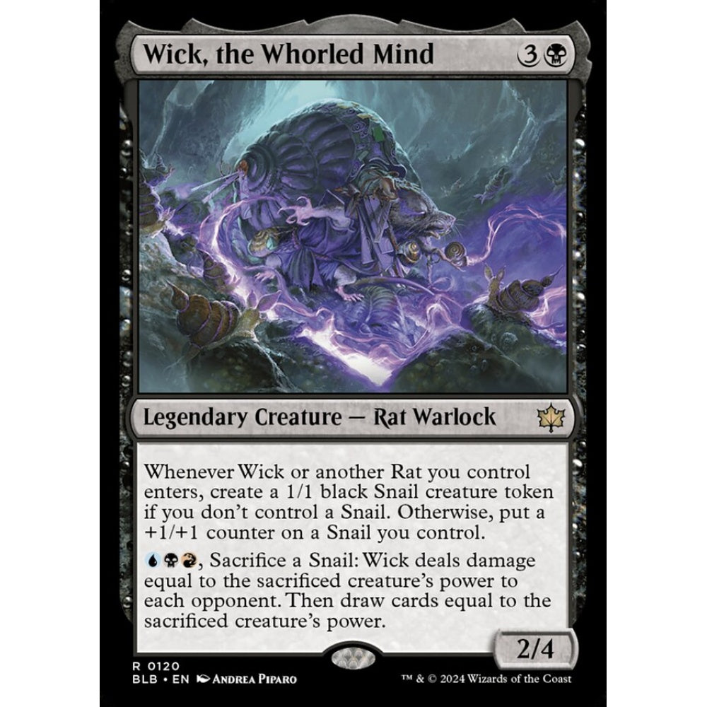 Wick, the Whorled Mind, 120, rare, Magic: The Gathering, Bloomburrow