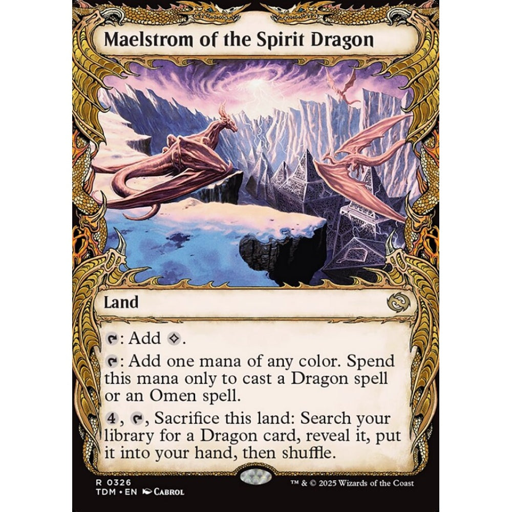Maelstrom of the Spirit Dragon rare 326 Magic the Gathering Tarkir: Dragonstorm