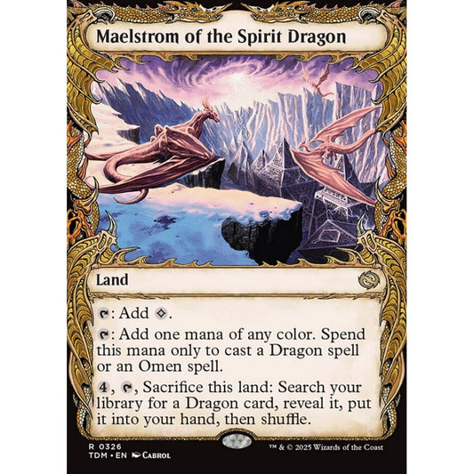 Maelstrom of the Spirit Dragon rare 326 Magic the Gathering Tarkir: Dragonstorm