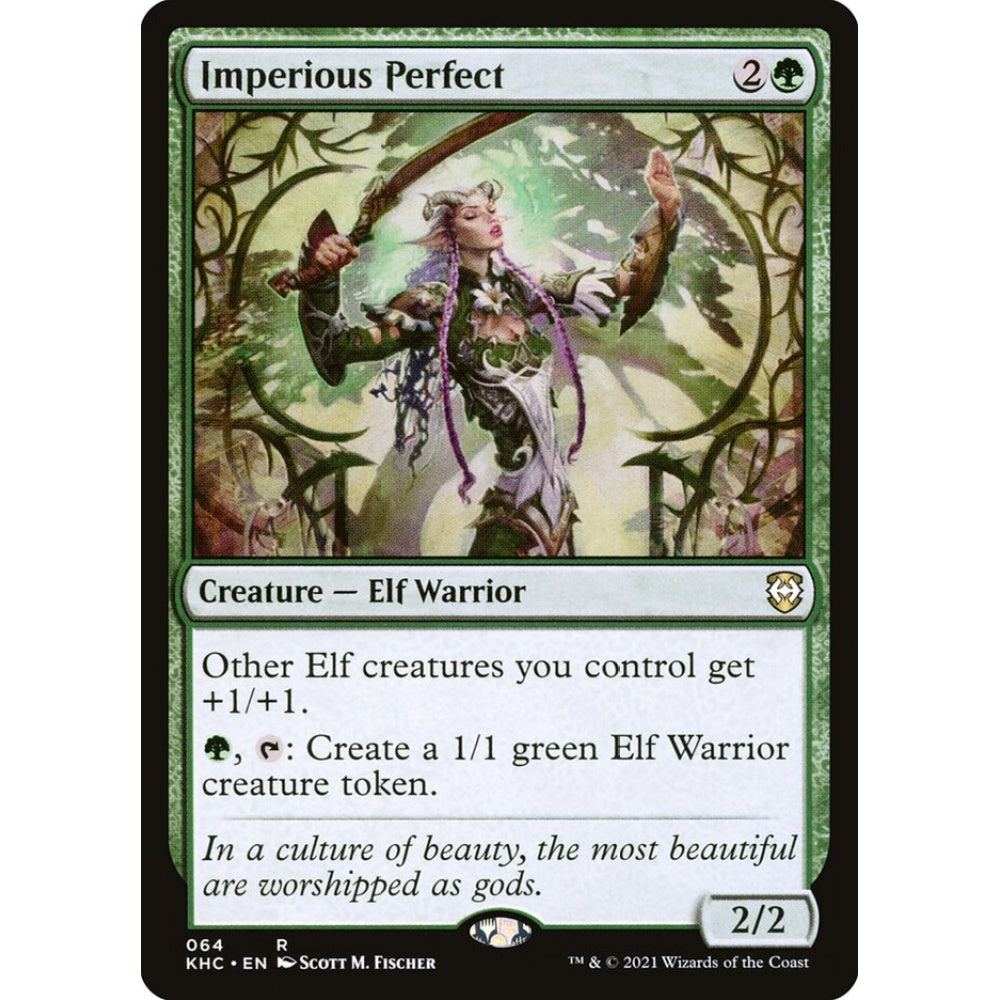 Imperious Perfect rare 64 Magic the Gathering Kaldheim Commander