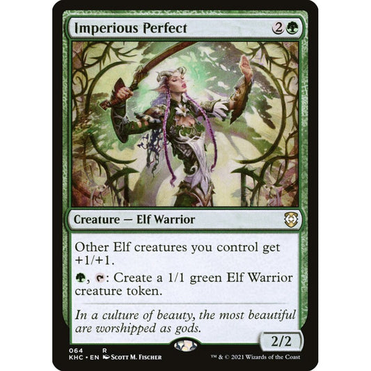 Imperious Perfect rare 64 Magic the Gathering Kaldheim Commander