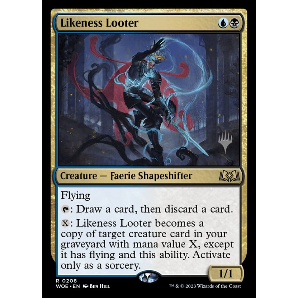 Likeness Looter rare 208p Magic the Gathering Wilds of Eldraine Promos