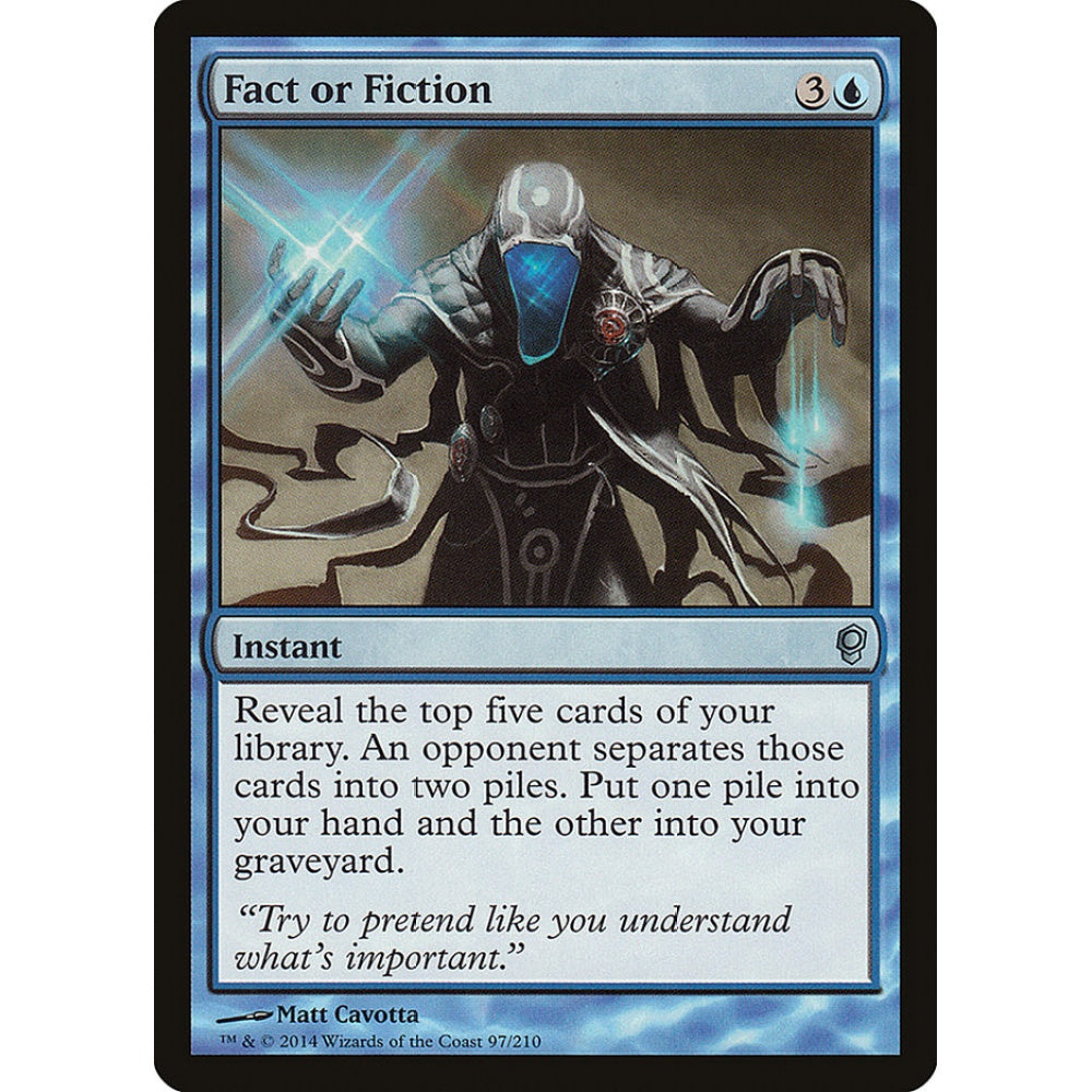 Fact or Fiction uncommon 97 Magic the Gathering Conspiracy