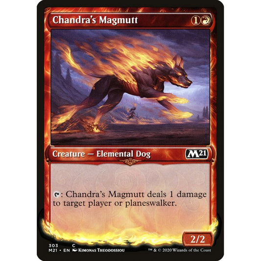 Chandra's Magmutt common 303 Magic the Gathering Core Set 2021