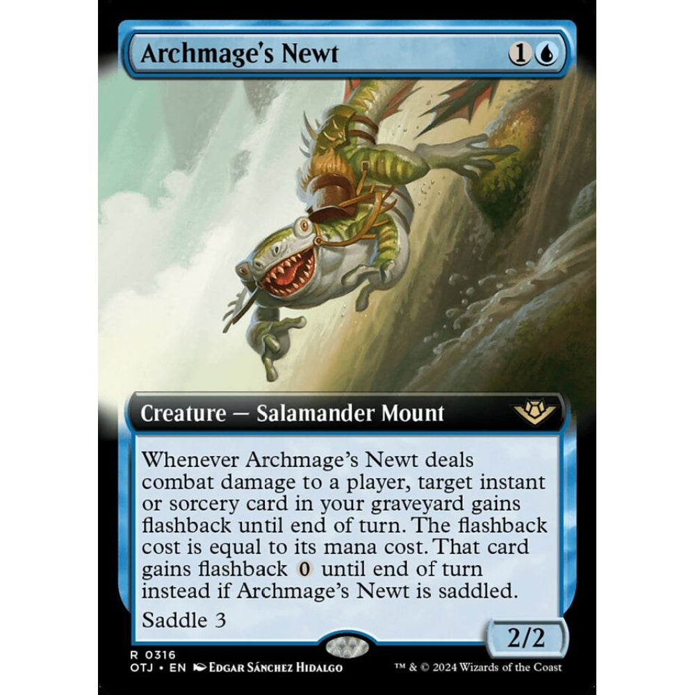 Archmage's Newt, 316, rare, Magic: The Gathering, Outlaws of Thunder Junction