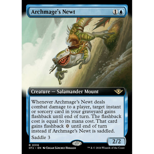 Archmage's Newt, 316, rare, Magic: The Gathering, Outlaws of Thunder Junction