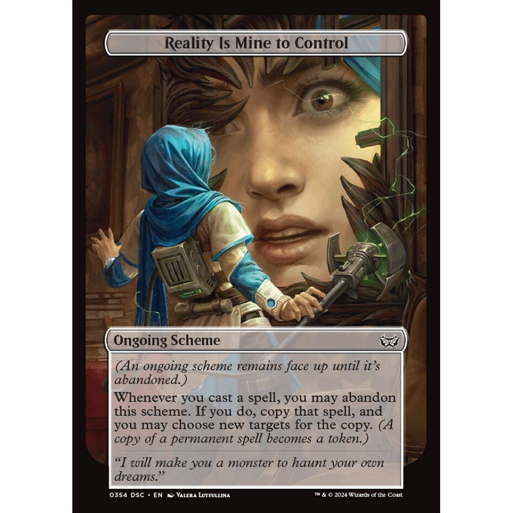 Reality Is Mine to Control, 354, common, Magic: The Gathering, Duskmourn: House of Horror