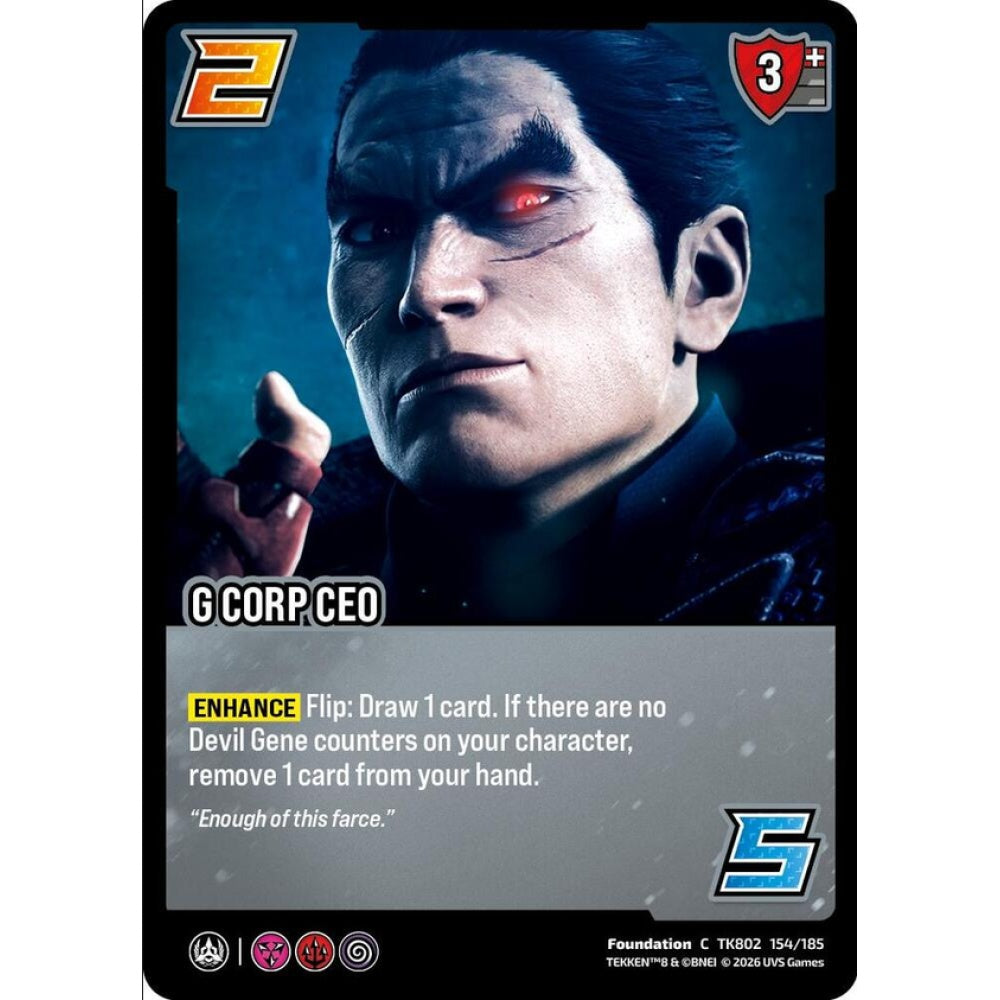 G Corp CEO 154/185 TK802 Universus Tekken 8 Foundation C