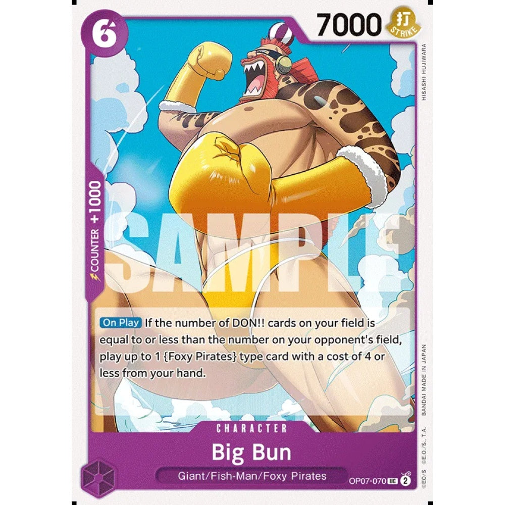 Big Bun, OP07-070, Uncommon, One Piece, 500 Years in the Future