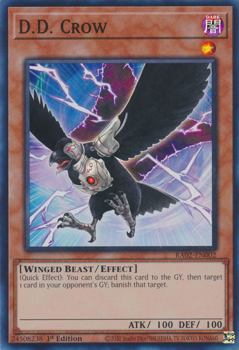 D.D. Crow BLCR-EN077 Ultra Ultra Rare Yu-Gi-Oh Battles of Legend: Crystal Revenge in Art