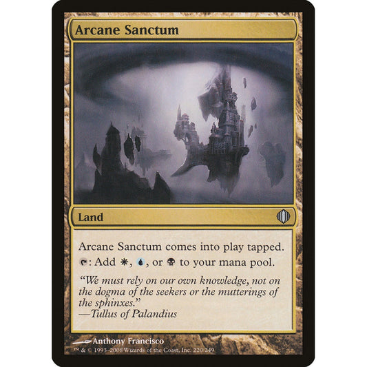Arcane Sanctum uncommon 220 Magic the Gathering Shards of Alara