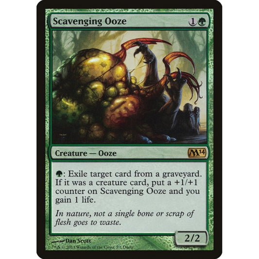 Scavenging Ooze rare 3 Magic the Gathering Duels of the Planeswalkers 2014 Promos