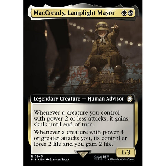 MacCready, Lamplight Mayor rare 945 Magic the Gathering Fallout