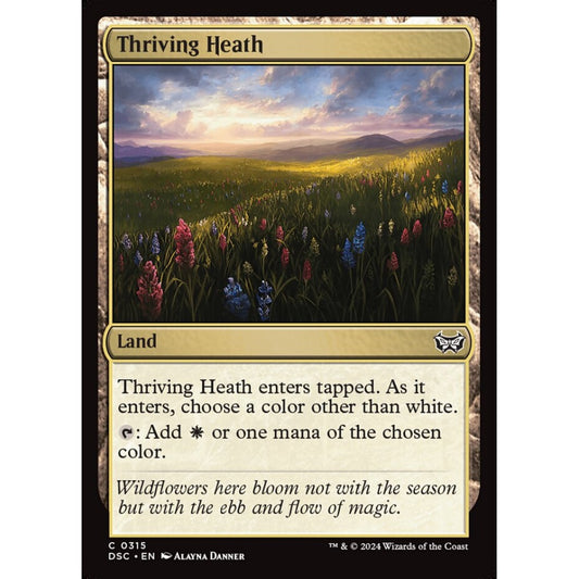 Thriving Heath, 315, common, Magic: The Gathering, Duskmourn: House of Horror