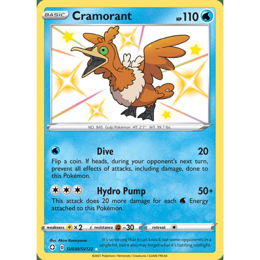 Cramorant Double Rare SV30/SV122 Pokemon Card Game Shining Fates